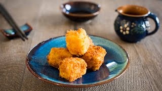 Crispy Fried Silk Tofu - Đậu non chiên xù