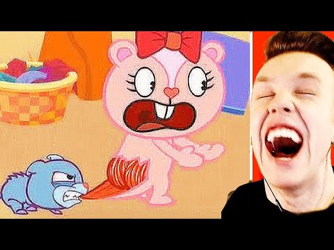 Кусь за П0ПУ...СМОТРИ ЛУЧШИЕ ИСТОРИИ HAPPY TREE FRIENDS! НЕ ЗАСМЕЙСЯ ЧЕЛЛЕНДЖ! Мультфильм ДЛЯ ДЕТЕЙ