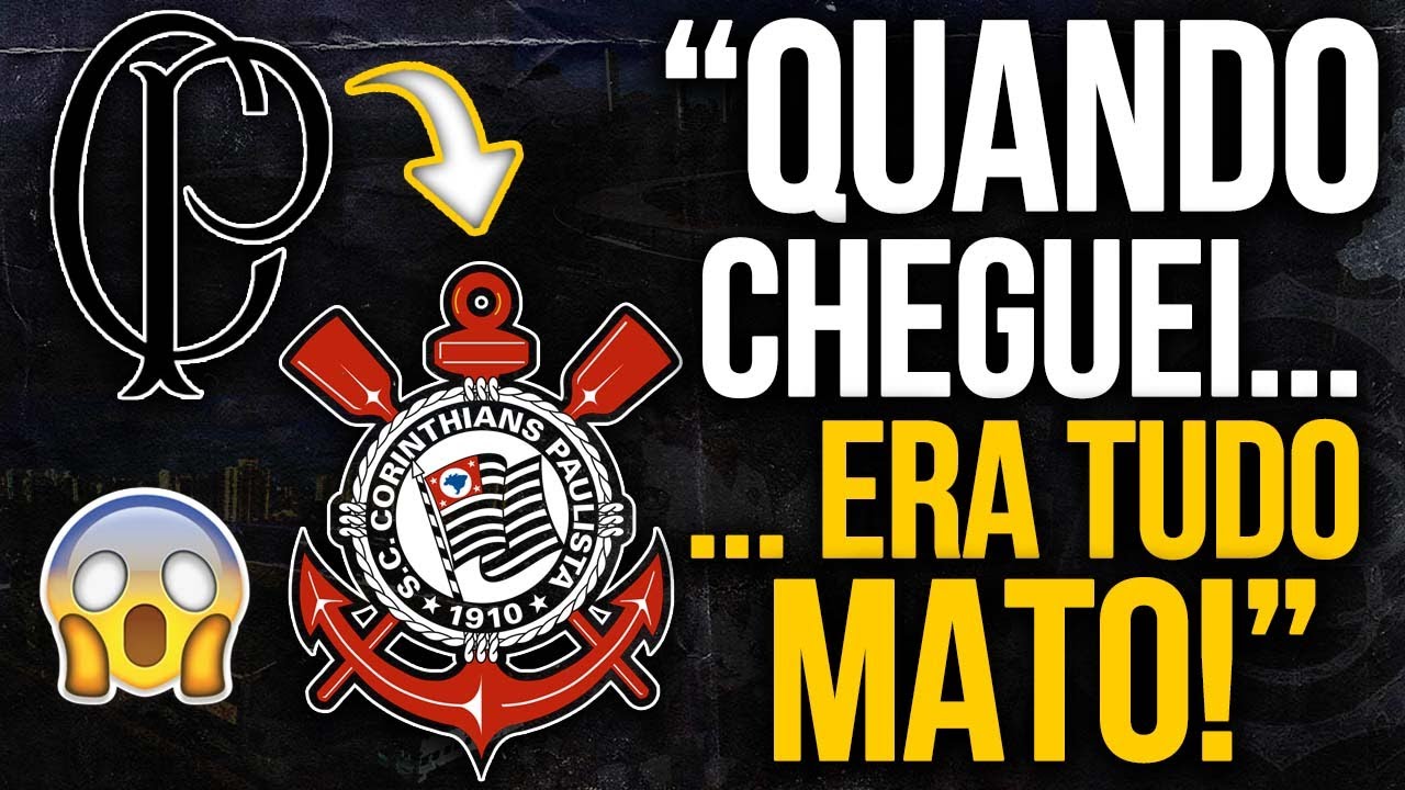 A INCRÍVEL TRANSFORMAÇÃO DO CORINTHIANS EM APENAS 3 IMAGENS
