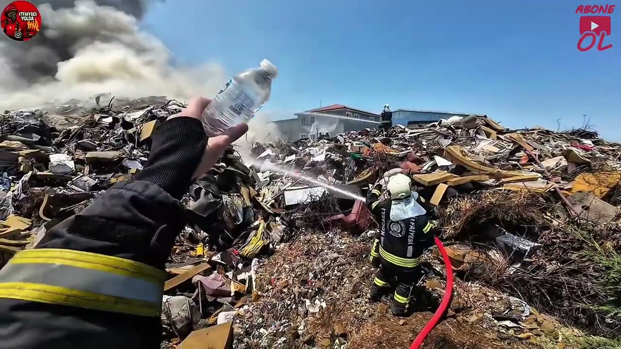 ♻️19 SAAT SÜREN GERİ DÖNÜŞÜMCÜ YANGINI(Düzenlenmiştir)🔥