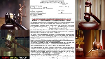 Plaintiff’s Reply in Agreement with Opposing Counsel’s Aim in Removing Alphabet Inc. as a Defendant…