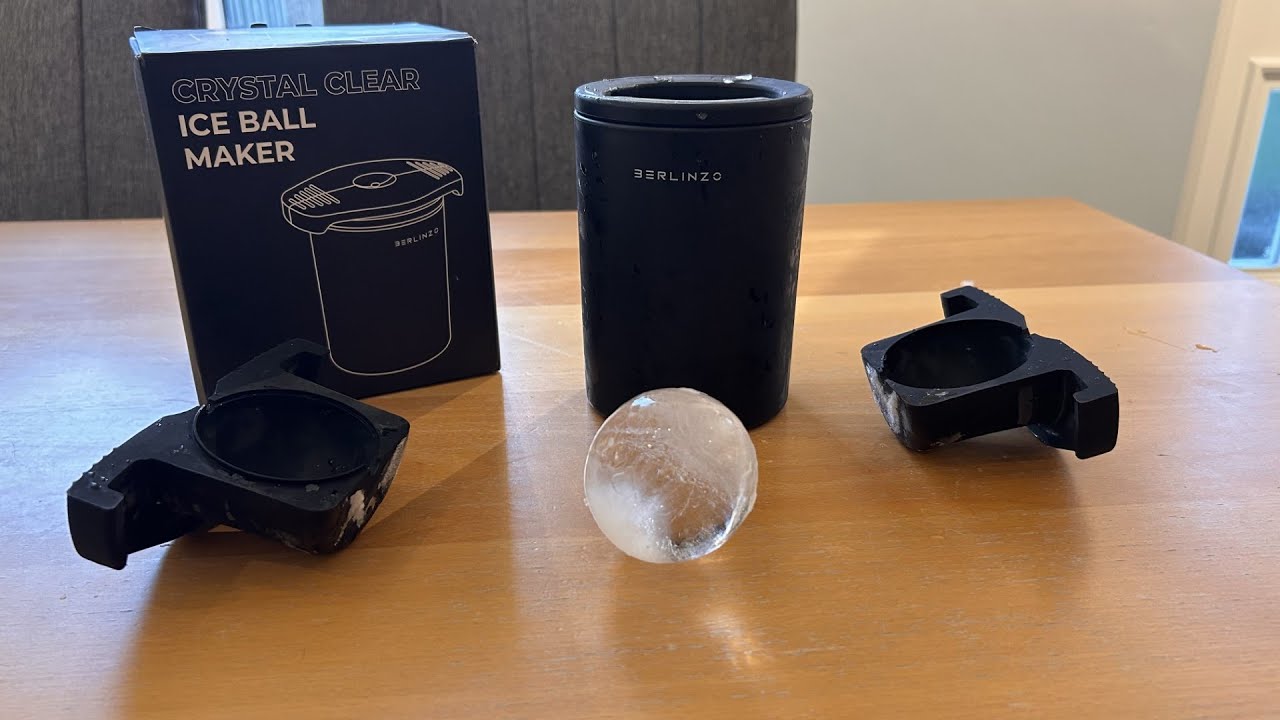 Berlinzo Clear Ice Ball Maker - Review and Ice Ball Test 