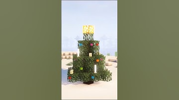Minecraft Christmas Tree🎄 #HolidaysWithYouTube