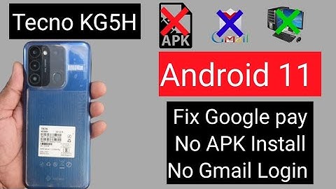 Tecno Spark Go 2022(KG5H) Frp Bypass Android 11 Without PC || Tecno KG5H Google Account bypass 2022