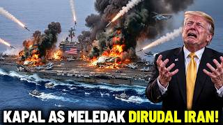 RUDAL BARU IRAN HANCURKAN 2 KAPAL AS DI SELAT HORMUZ! Serangan Balasan IRGC Permalukan Amerika