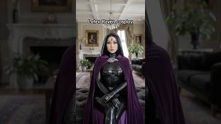 Latex Raven Cosplay