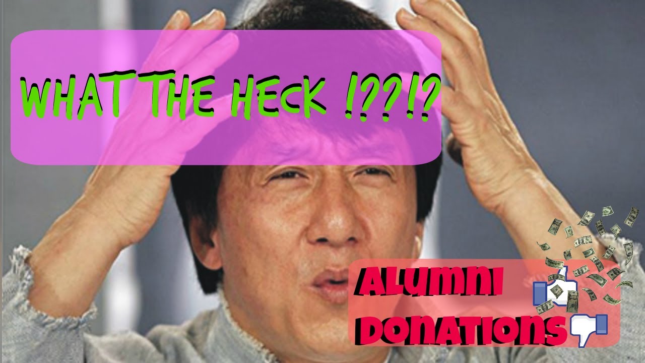 Do you get tired of Alumni donation letters?