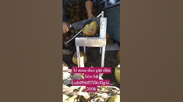 dao gọt dừa