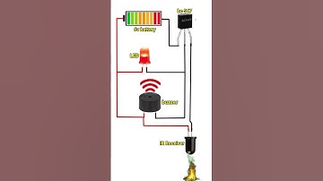 #simple fire alarm circuit #electric #youtubeshorts