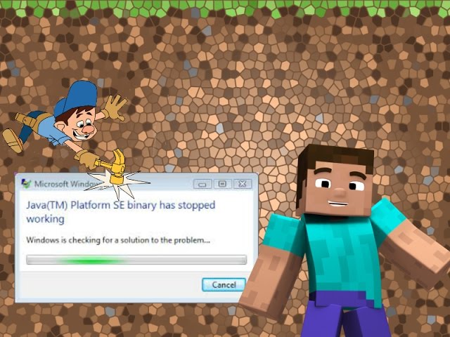 How To Fix Minecraft Error Java Platform Se Binary Has Stopped Working Youtube