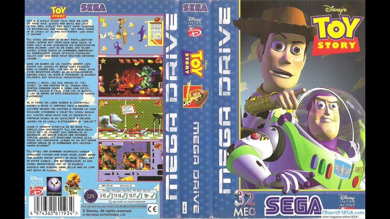 toy story sega mega drive