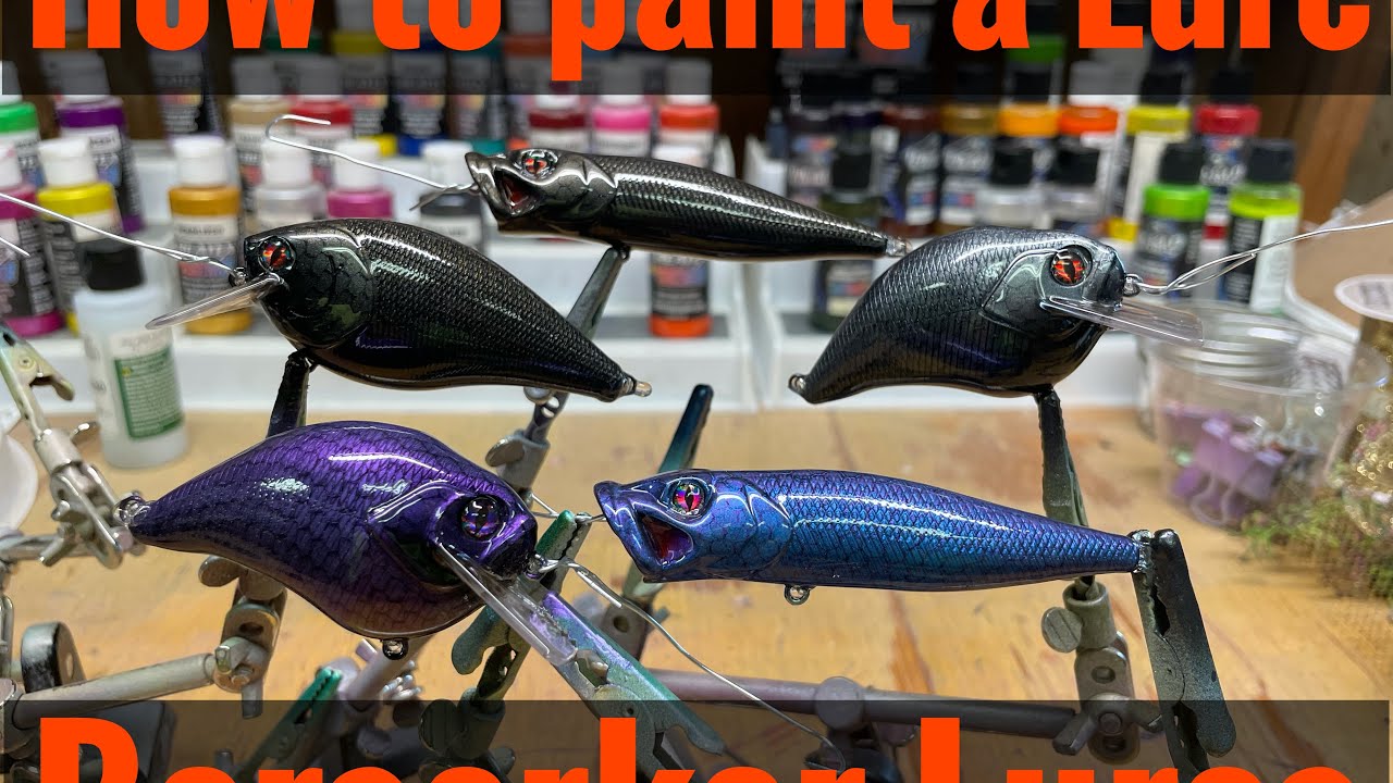 How to paint a fishing lure and Learning along the way and tips and ...