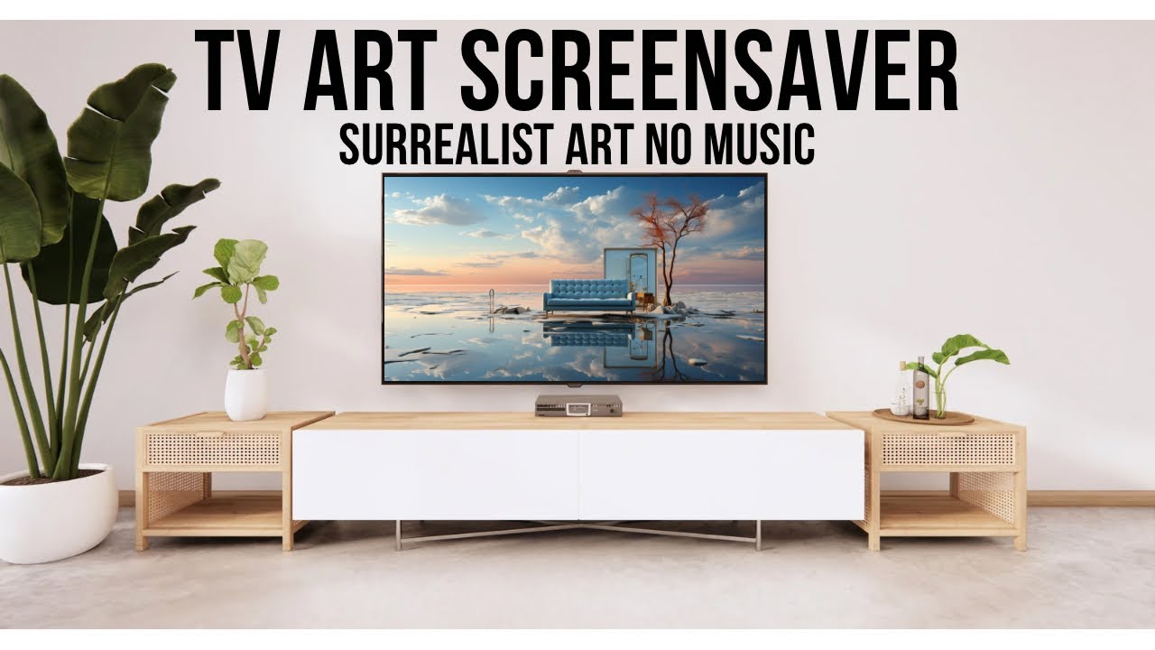 TV SCREENSAVER - No Music 2.5 hour Surrealist Natural