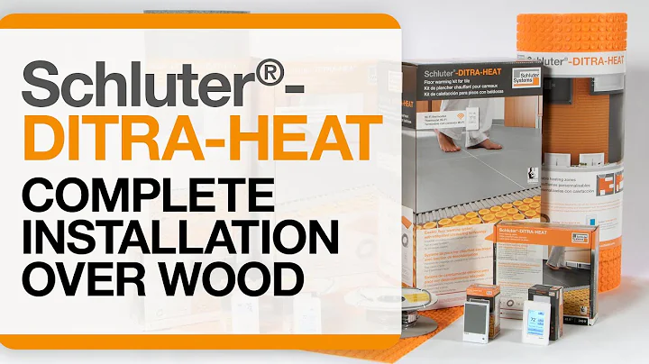 How to install DITRA-HEAT over Wood Start to Finish