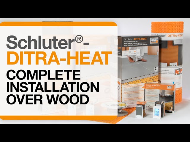 How to install DITRA-HEAT over Wood Start to Finish - YouTube