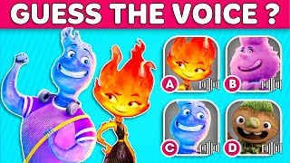 Guess the Elemental 2023 Characters by Their VOICE? | Tiny Book