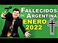 Figuras Fallecidas de Argentina en Enero del 2022. (Con índice en la descripción del video)