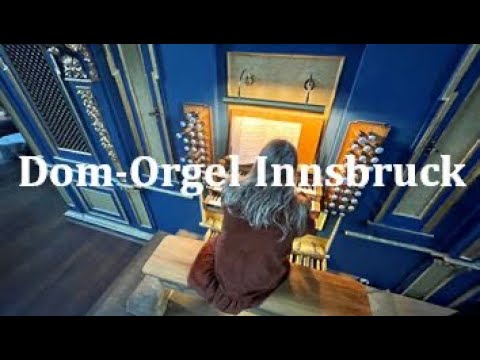 Dom St. Jakob Innsbruck - blaue Pirchner Orgel, Orgel Date AHS. Pfeifen-Fächer, Tirol. Orgel Vlog