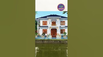 Nhà đẹp biệt thự mái nhật 2 tầng #maunhadep #mainhat2tang #thietkenhadep