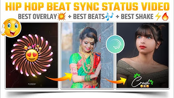 Trending hip hop beat sync status video editing in alight motion🔥👌