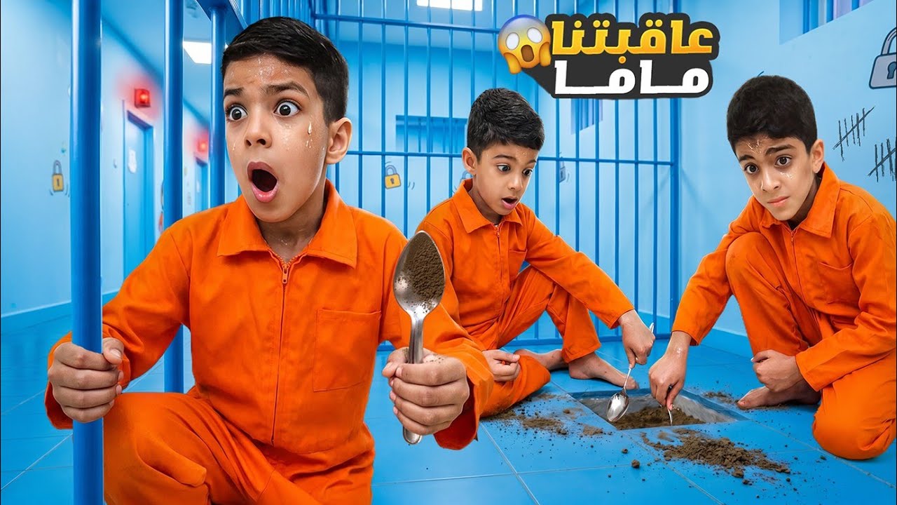 يزن وزين بالسجن 😱لأنو طلعوا برا البيت بدون إزن🥲ورؤوف انكشف؟؟!!#زين_وألفت