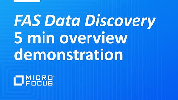 FAS Data Discovery 5 min demo