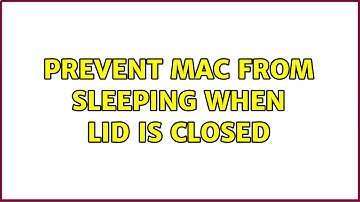 Prevent Mac from sleeping when lid is closed (2 Solutions!!)