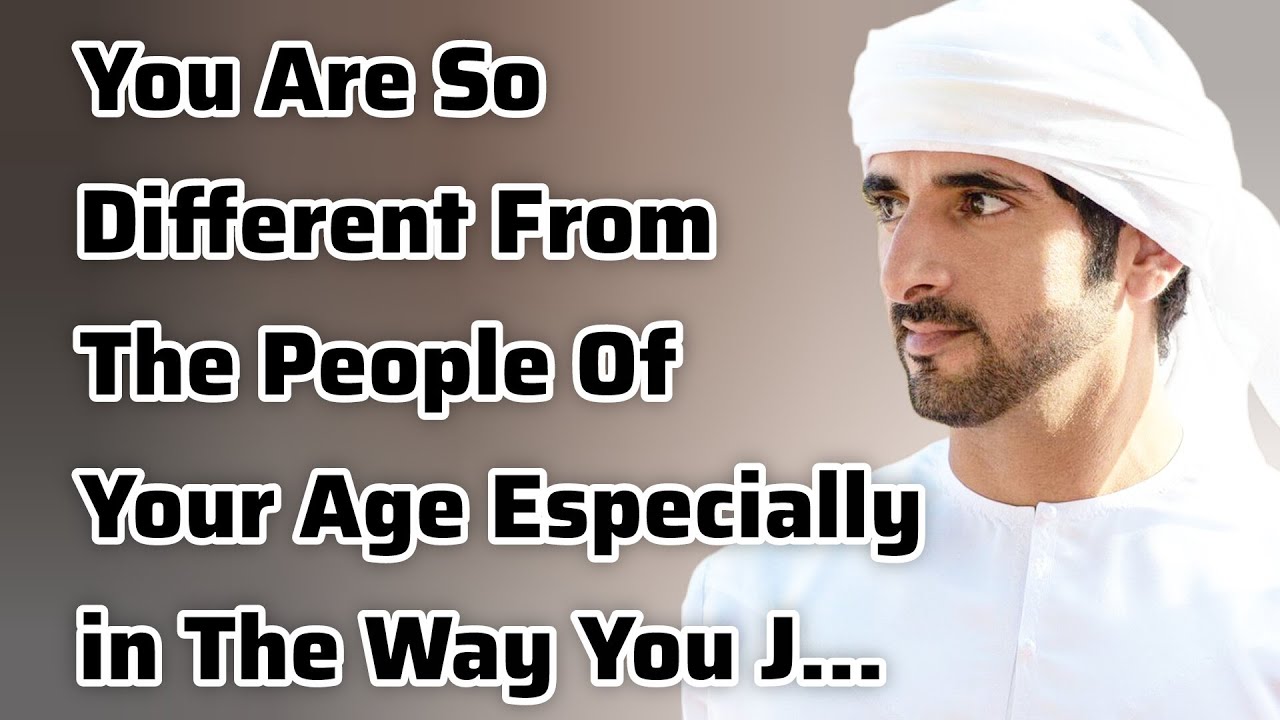 Люди вашего возраста не похожи на вас… Особенно в том, что касается вас… | Шейх Хамдан | Стихи Фа...