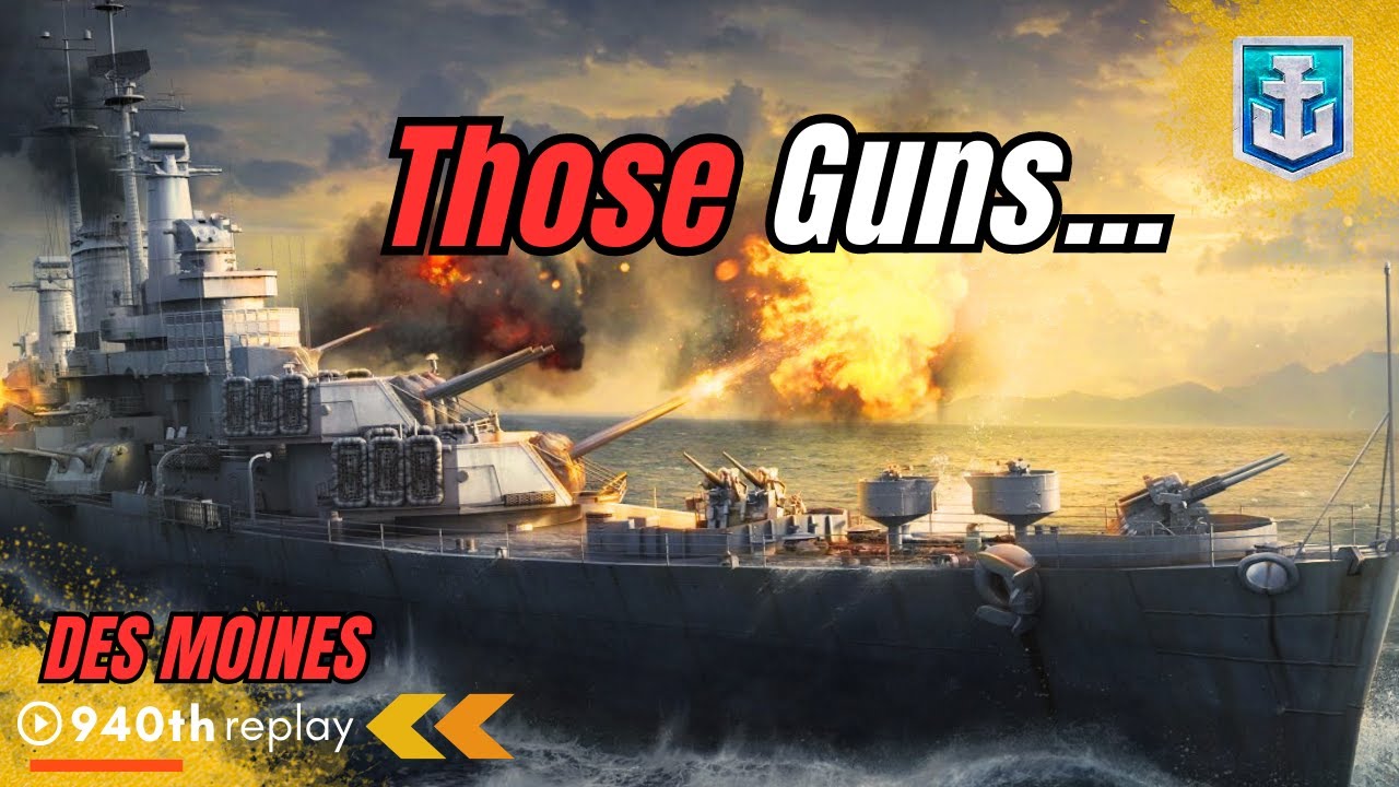 DES MOINES Cruiser / WoWs / World of Warships wows worldofwarships 