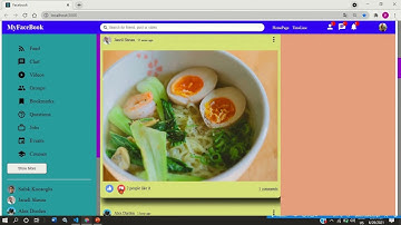 myFacebook Clone Project using Reactjs
