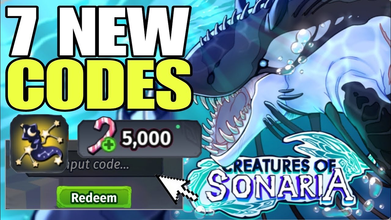 Creatures of Sonaria codes December 2023