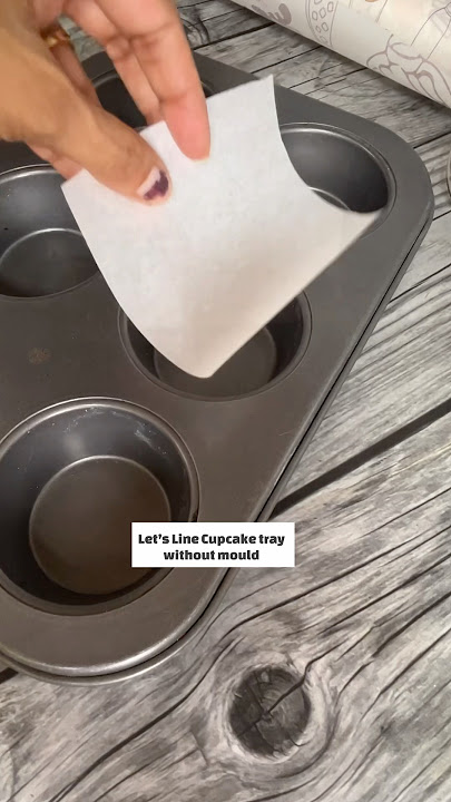 Line Cupcake mould Easily💁‍♀️#bakinghacks #baking #shorts #trending #viralshorts