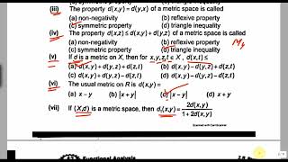 Functional Analysis mcqs with key Net Worth