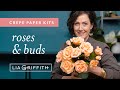 Crepe paper rose flower kit full tutorial
