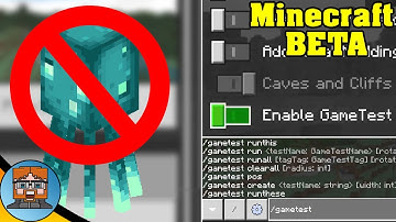 NEW Gametest Command & Glow Squids Removed | Minecraft Bedrock 1.16.210.60 Beta