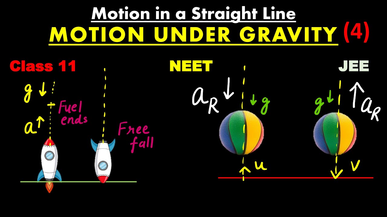 Motion under Gravity -Lecture 4 | NUMERICAL PRACTICE | Class 11 | NEET ...