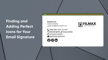 How to Add Perfect Icons to Your Professional Email Signature