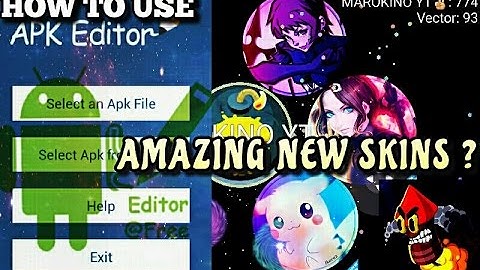 TUTORIAL HOW TO USE APK EDITOR IN NEBULOUS + AMAZING COSTUME SKINS | NEW SKINS ? [AGARIO]