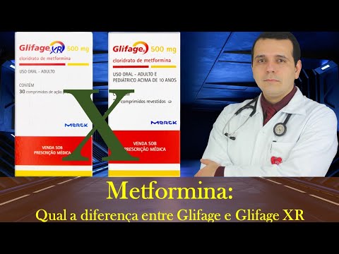 🤷‍♂️ Metformina: Qual a diferença do Glifage para o Glifage XR?