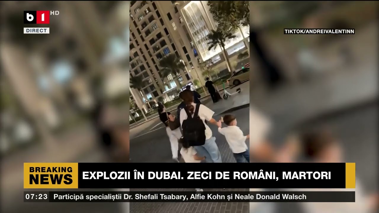 EXPLOZII ÎN DUBAI. ZECI DE ROMÂNI, MARTORI_Știri B1TV_1 mar. 2026