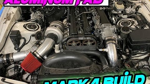 Intercooler piping and Aluminum Fabrication Supra Build