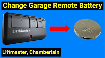 ✅ Liftmaster Garagedeur Afstandsbediening ● Hoe de batterij te vervangen ● Chamberlain