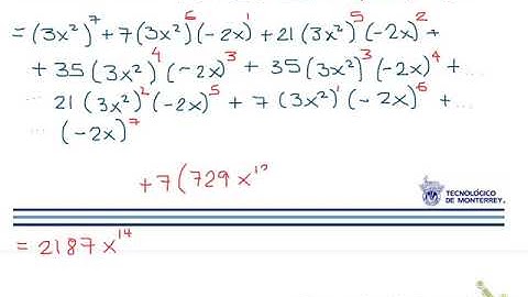 Teorema del binomio triángulo de Pascal