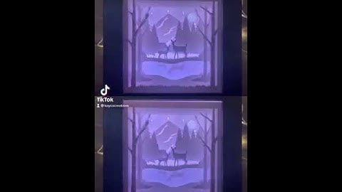 Deer in Woods Shadow Box Light - KayCoCreations