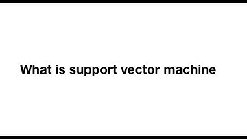 Support Vector Machine | Machine Learning | Artificial Intelligence | Data Science