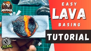 Easy Lava Basing Tutorial - GreenStaffWorld Volcano Basing Set