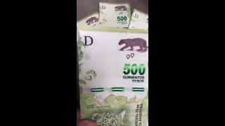 Cómo reconocer billetes falsos de 500 pesos argentinos