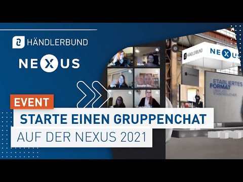 Starte einen Gruppenchat auf der NEXUS 2021!