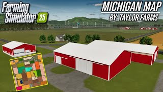 Michigan Map by Taylor Farms | Farming Simulator 25
