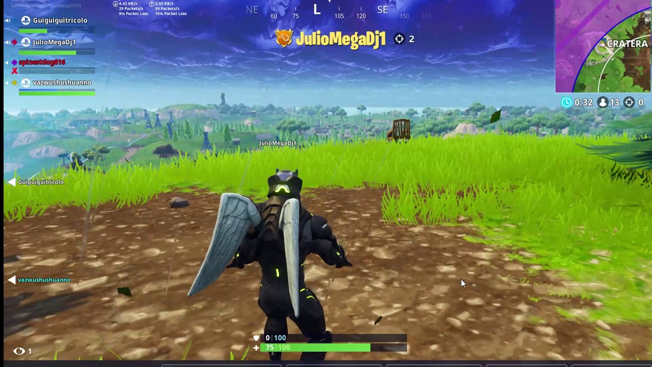 Raining on fortnite (on the safe zone) YouTube